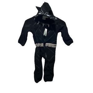 NWT Cuddle Club Marvel Black Panther Toddler Fleece One-Piece Size 18-24M